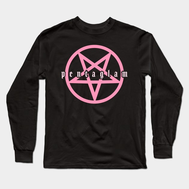 Pentaglam Long Sleeve T-Shirt by Jennifer Elder Art